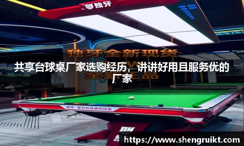 共享台球桌厂家选购经历，讲讲好用且服务优的厂家